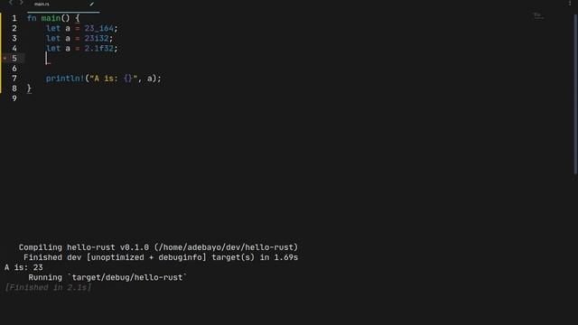 13. Literals | Rust Programming Language Tutorial смотреть онлайн