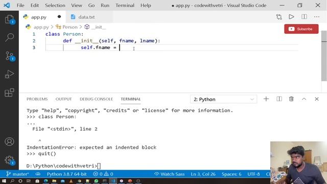 தமிழ் | Tutorial : 10 - Class & Objects смотреть онлайн