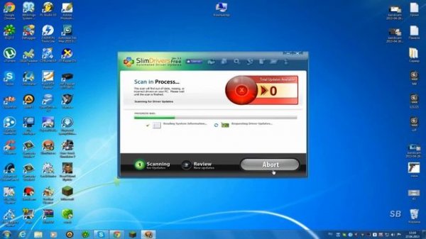 Поиск всех недостающих драйверов для компьютера с помощью SlimDrivers