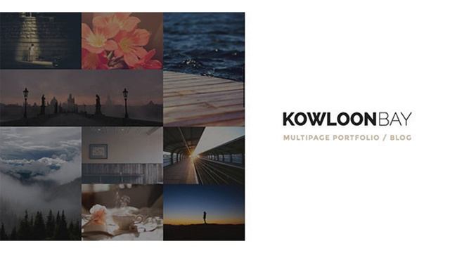 KowloonBay - Multipage Portfolio / Blog WP Theme | Themeforest Website Templates and Themes смотреть онлайн