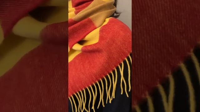 Шарф Гриффиндора как из Гарри Поттера ?? Кашемировый шарф из Монголии бежевого цвета ✨ смотреть онлайн