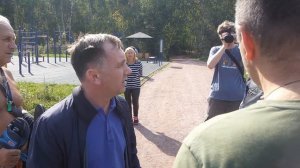 Начало застройки на Кировской пойме Строгино