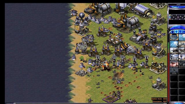 Red Alert 2 Yuri's Revenge | Battleship 100k I 1 Great British vs 7 Brutal AI смотреть онлайн