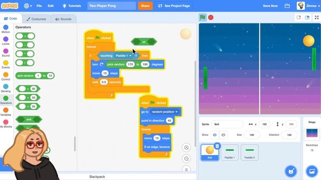 How to Make a Multiplayer Game in Scratch | Two-Player Pong Tutorial смотреть онлайн