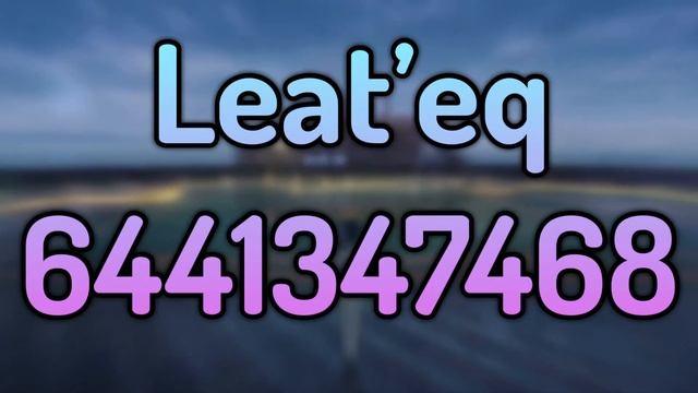 Leat’eq (Nyan) Roblox ID смотреть онлайн
