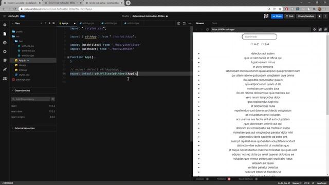 Разделение логики и представления в React-приложении смотреть онлайн