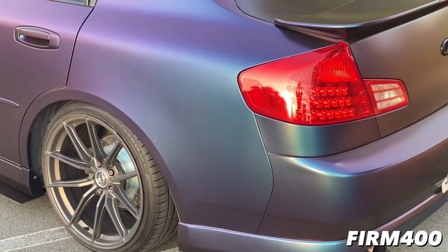 INFINITI G35 SEDAN FULL WRAP WITH AVERY SATIN RUSHING RIPTIDE TEASER смотреть онлайн