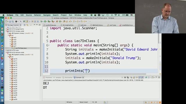 CS 1410 - Spring 2018 - Lecture 7 смотреть онлайн