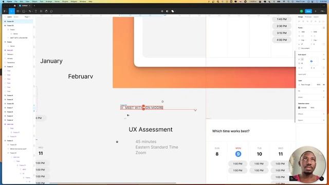 Fantastical Scheduler UI Recreation in Figma смотреть онлайн