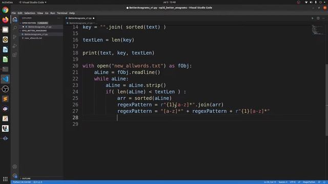 Episode 32 - Better Anagrams. Now a thousand times FASTER!!!!!! смотреть онлайн