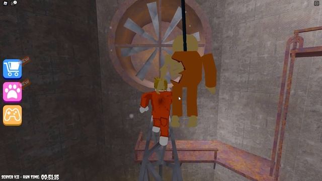 3 PLAYERS ESCAPE ROBLOX SIREN COPS PRISON TOGETHER смотреть онлайн