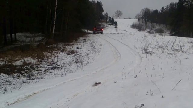 Subaru Outback '01 snow uphill , VDC on смотреть онлайн