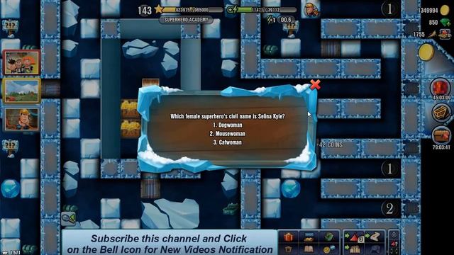 SUPERHERO ACADEMY Diggy's Adventure SUPERHEROES Special Location Level 143 смотреть онлайн