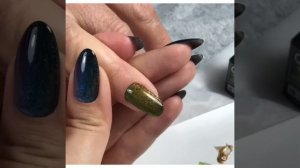 Кошачий глаз дизайн ногтей