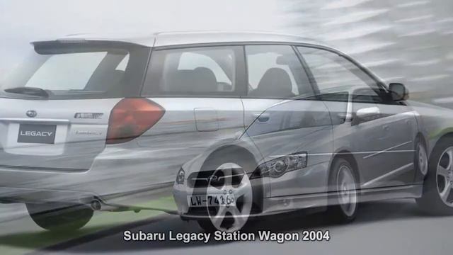 #1646. Subaru Legacy Station Wagon 2004 (потрясающее видео) смотреть онлайн
