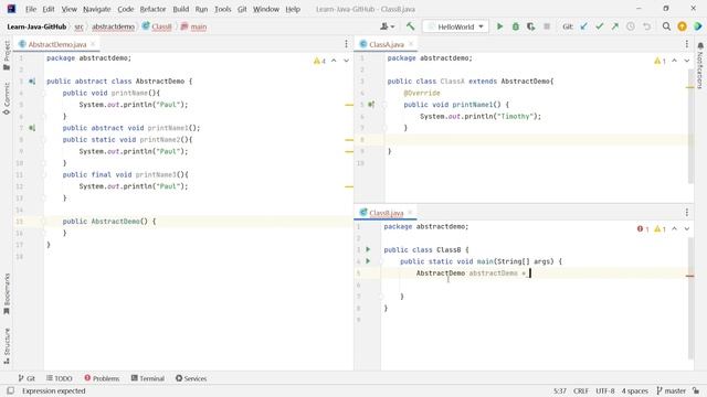 Learn Java - Ep 7 | Abstraction - Abstract Class & Interface #java #tamil #abstractclass #interface смотреть онлайн