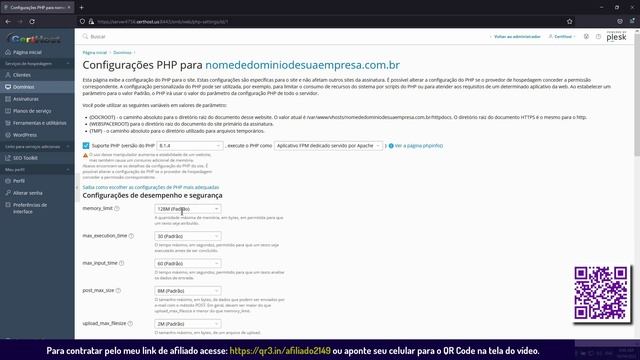 Como alterar o PHP do 7 ao 8 no Plesk смотреть онлайн