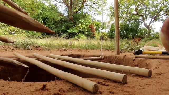 The First Creative Method Tiger Trap Using Deep Hole And Wood Working100% смотреть онлайн
