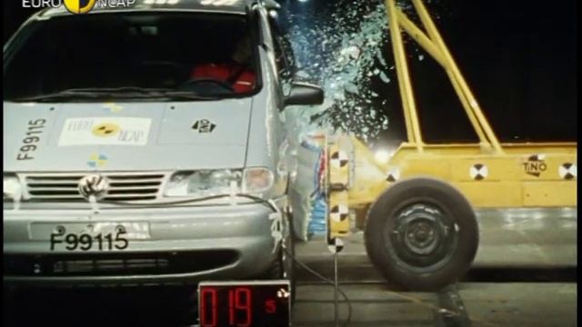 Euro NCAP | VW Sharan | 1999 | Crash test смотреть онлайн
