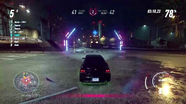 Need for Speed: Heat | Mitsubishi Lancer Evolution | Время суток: Ночь смотреть онлайн