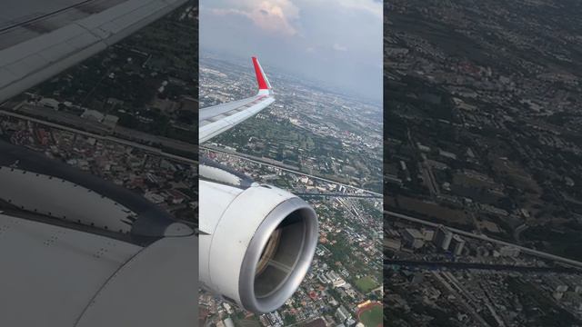 Ready for take off. Ep1 A320 take off from (DMK). Very nice view from Bangkok City. смотреть онлайн