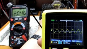 Замер мощности усилителя с помощью осциллографа