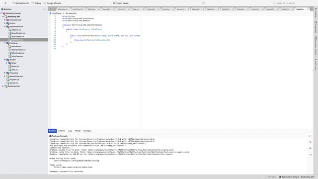 Learn asp.net core3.1 by build Battleship State Tracker APIs for solving OFX coding exercise смотреть онлайн