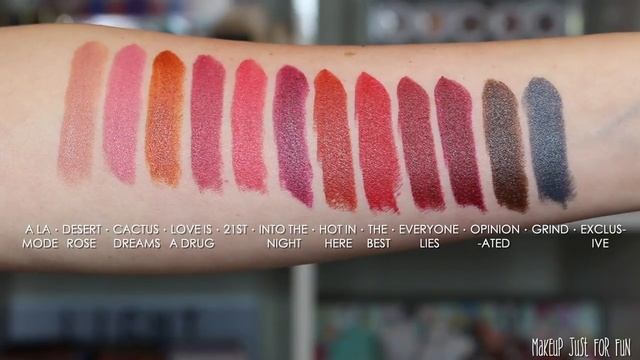 NYX Shout Loud Satin Lipsticks | Lip Swatches + Review смотреть онлайн