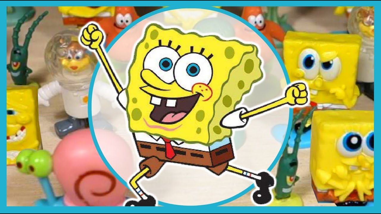 Ам Ням и ГУБКА БОБ. Спанч Боб. Киндер Сюрприз. Kinder Surprise. смотреть онлайн