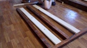 Как я кровать делал. Деревянная кровать своими руками.