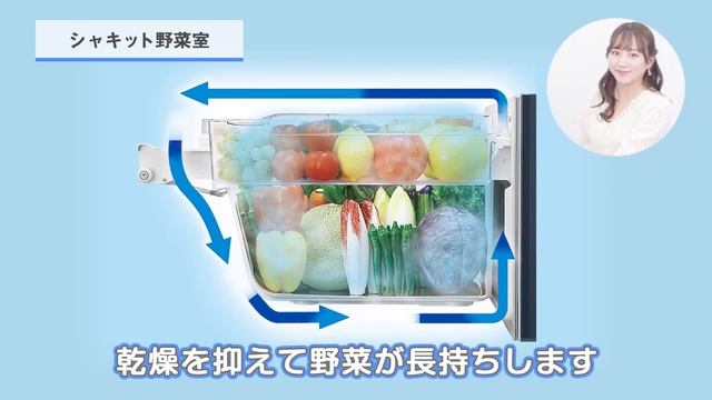 【おすすめ特長】プラズマクラスター冷蔵庫SJ-G417J：シャープ смотреть онлайн