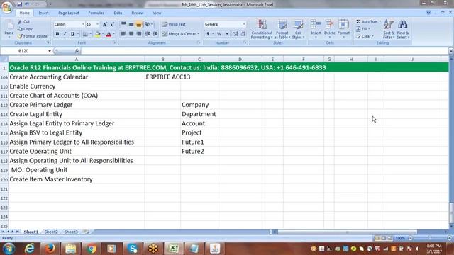 Oracle R12 Financials Training - 13th Class - Buy Recorded Class Videos смотреть онлайн