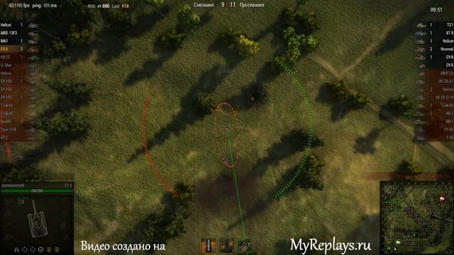WOT: Вестфилд - СУ-8 - 7 фрагов - смотреть онлайн