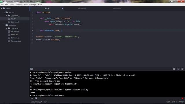 Learning Python | Real World Application| 159 Creating a Bank Account Object смотреть онлайн