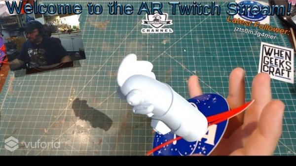 Augmented Reality Livestream Setup!