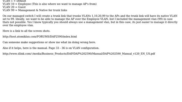 DevOps & SysAdmins: D-link DAP-2590 VLAN configuration смотреть онлайн