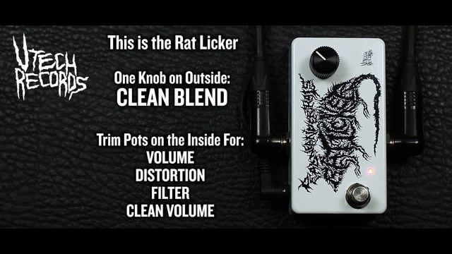 Utech Records Rat Licker Distortion - GUITAR Demo смотреть онлайн