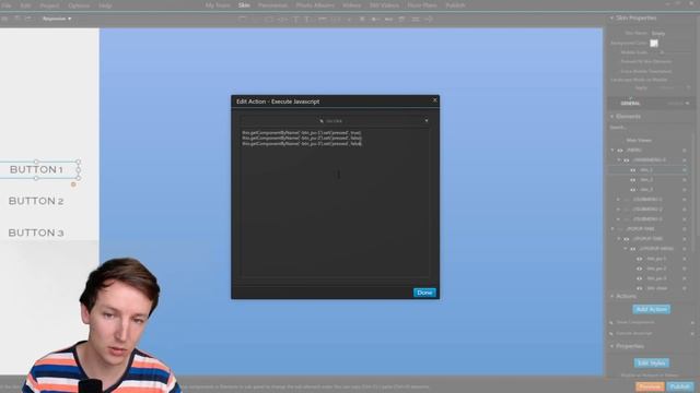 3DVista Advanced Skin design - Creating Custom Tab Window [part 2/2] Select State Button Javascript смотреть онлайн