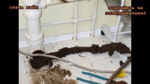 ★Как прочистить ЗАСОР В ТРУБЕ БЕЗ химии, вантуза, троса и лишней мороки.