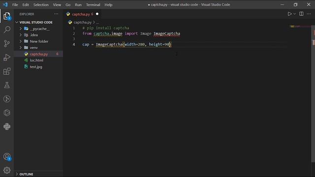 How To Create Captcha Text By Python Captcha library смотреть онлайн