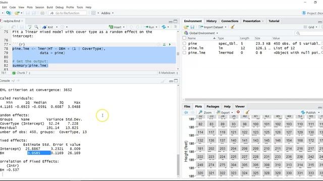 Predicting tree height with linear mixed models and lme4 смотреть онлайн