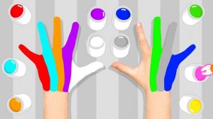Familia Dedo de Colores ♫ Aprende Colores Con las Manos #1 - Canciones Infantiles ♫ Plim Plim