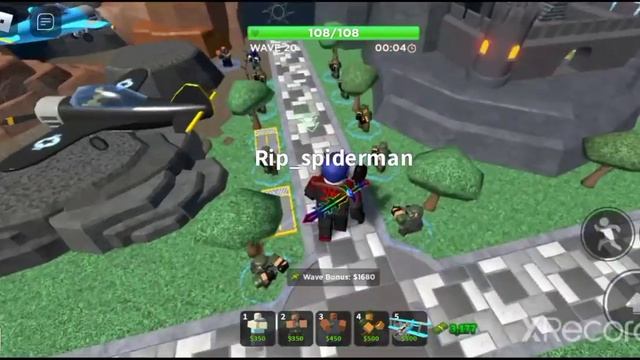 playing Roblox tds part 1 (⚠️ TURN YOUR VOLUME TO 10% THE SONG IS LOUD ⚠️) смотреть онлайн