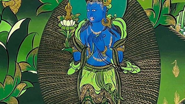 Avalokiteshvara ( Lokeshor ) Thangka Art || смотреть онлайн
