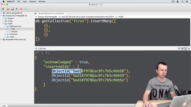 MongoDB CRUD Operations: 07 insertMany смотреть онлайн
