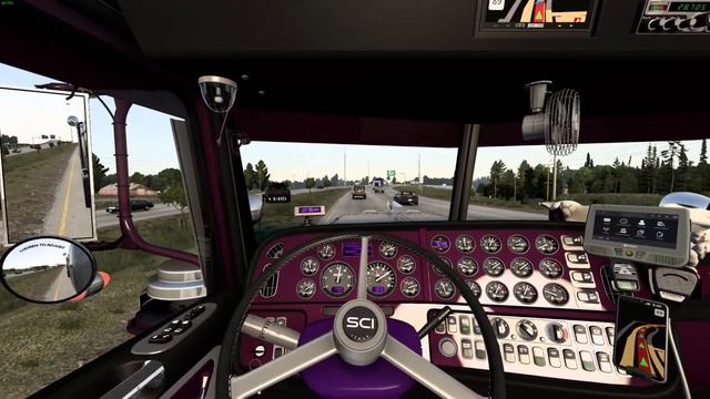 American Truck Simulator Rollin' 389 - Scrap Metal Delivery - Longview to Houston смотреть онлайн