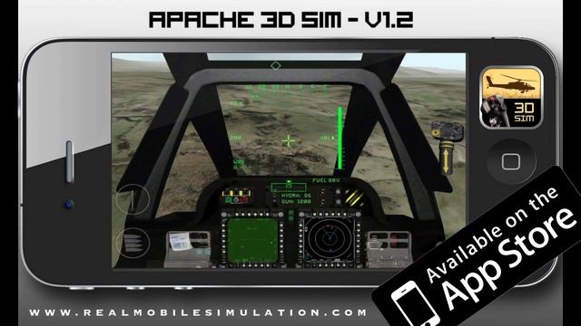 iphone Apache 3D Sim - update 1.2 смотреть онлайн