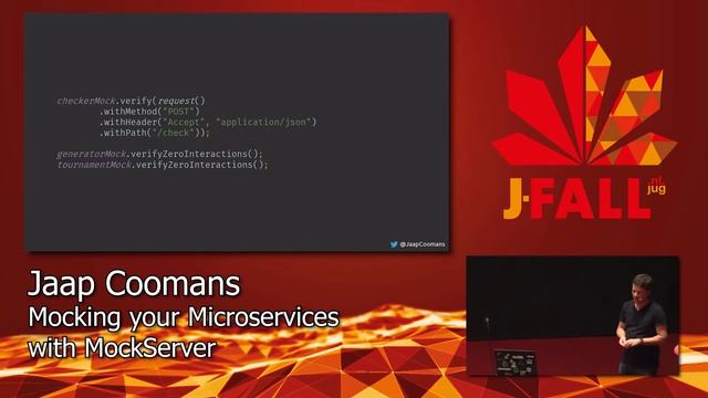 J-Fall 2019: Jaap Coomans - Mocking your microservices with mock-server смотреть онлайн