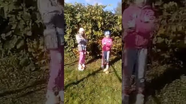 Осенний танец ,Робот.Танцуют моя сестра и племянница .??????❤ смотреть онлайн