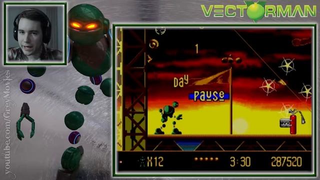 LOTS OF PROGRESS! - Let's Play Vectorman [Episode 3] смотреть онлайн